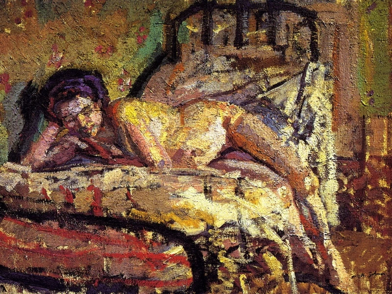 1876-Harold John Wilde Gilman - Nudo disteso